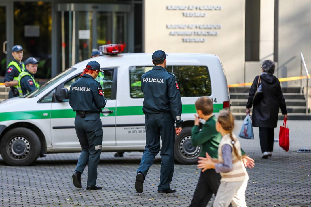 Pranešta apie sprogmenis Kauno teisme ir mokesčių inspekcijoje