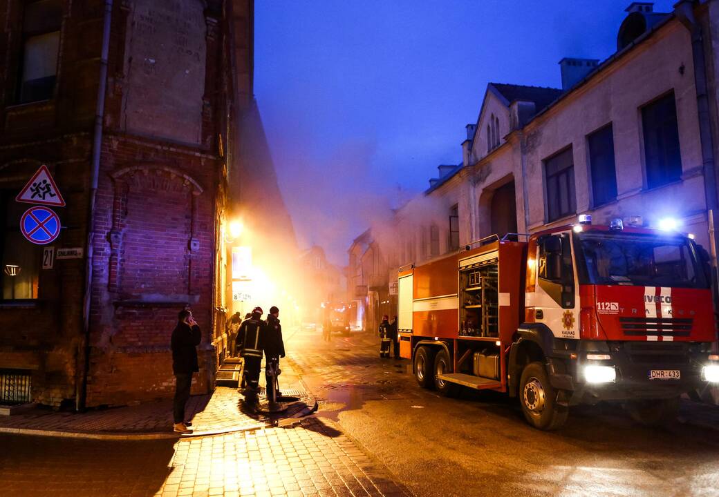 Gaisras Kauno advokatų kontoroje
