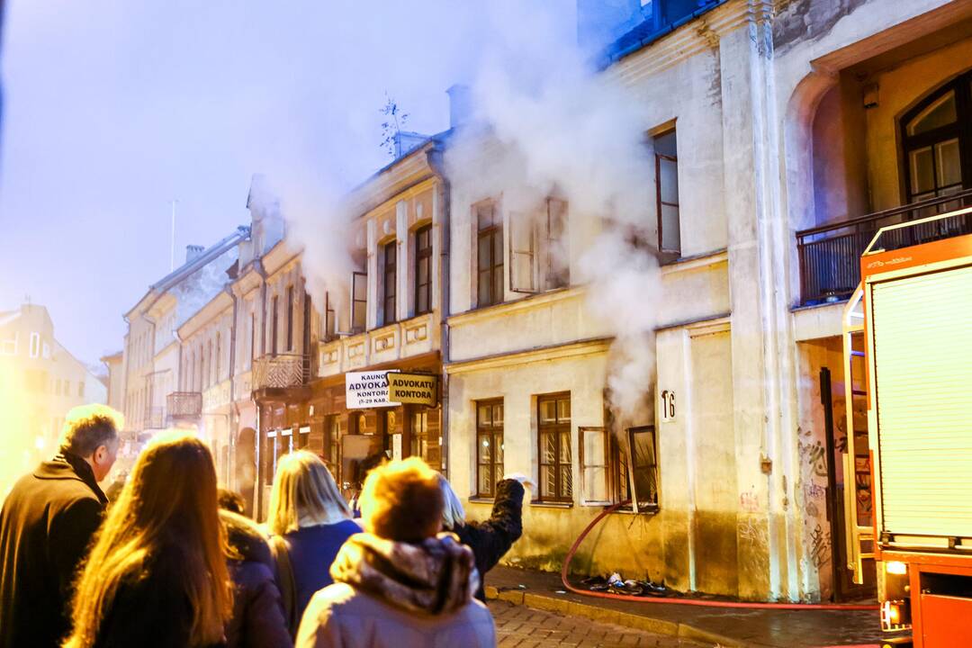 Gaisras Kauno advokatų kontoroje