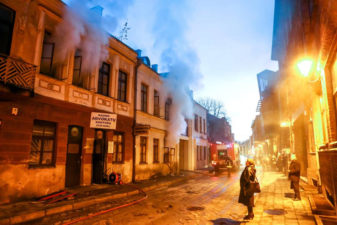 Gaisras Kauno advokatų kontoroje