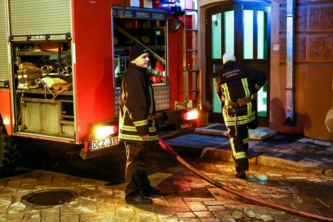 Gaisras Kauno advokatų kontoroje