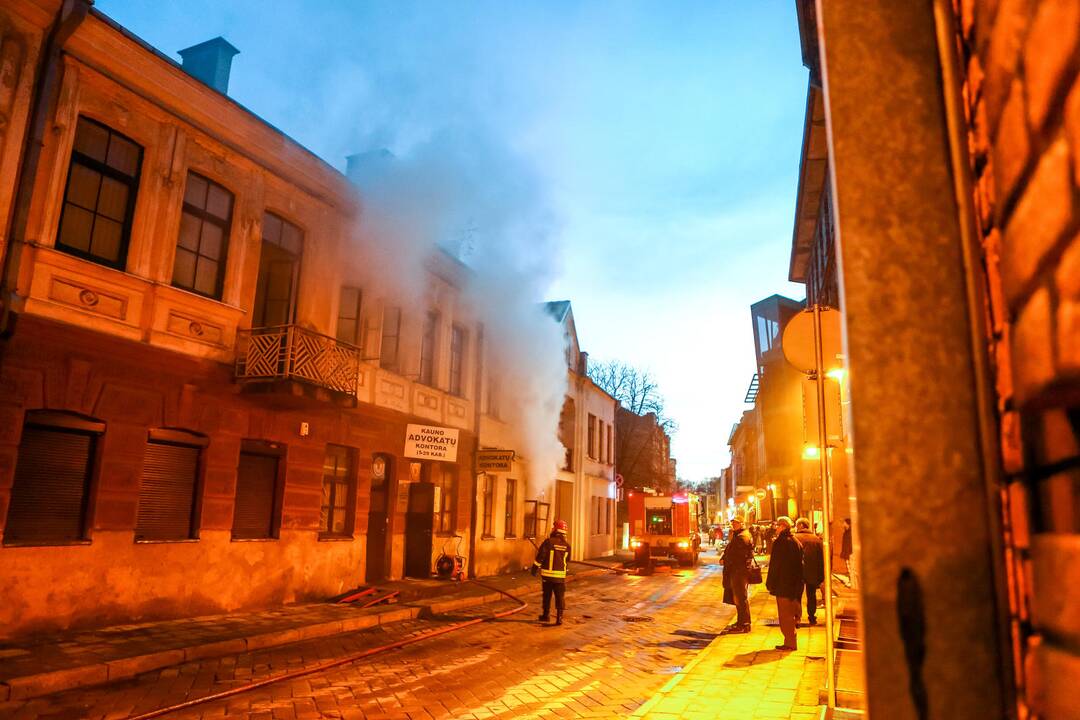 Gaisras Kauno advokatų kontoroje