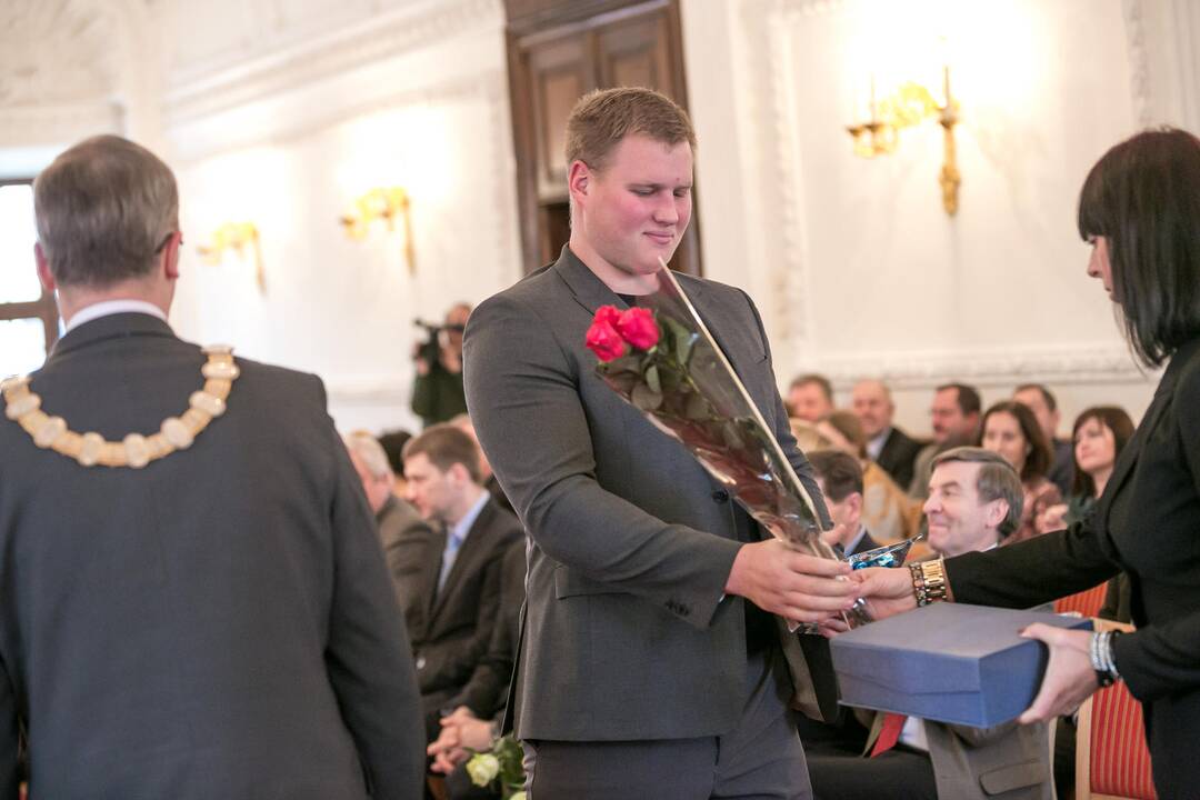 Rotušėje pagerbti populiariausi 2014 metų Kauno sportininkai