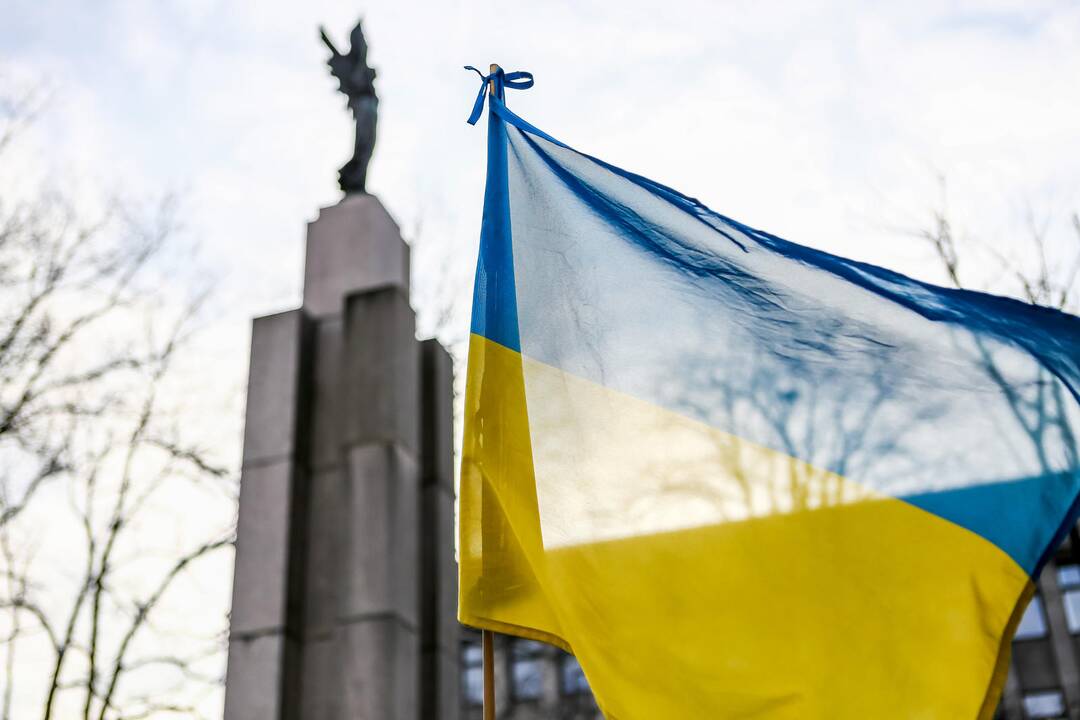 Ukrainos palaikymo akcija Kaune