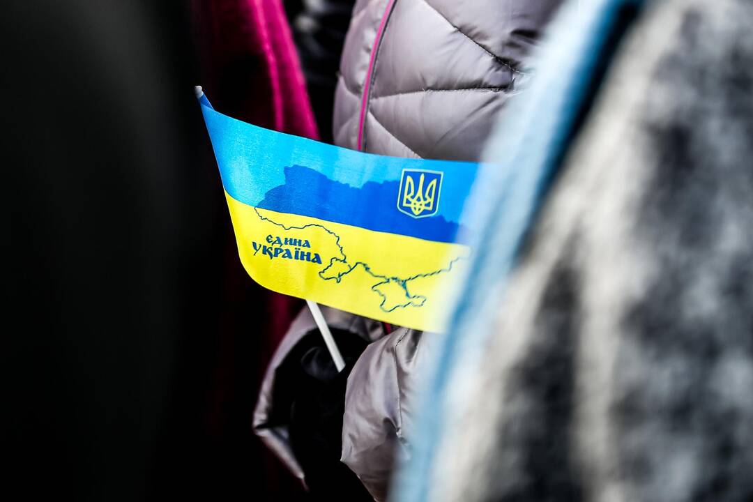 Ukrainos palaikymo akcija Kaune