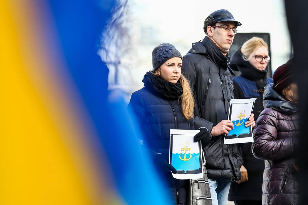 Ukrainos palaikymo akcija Kaune