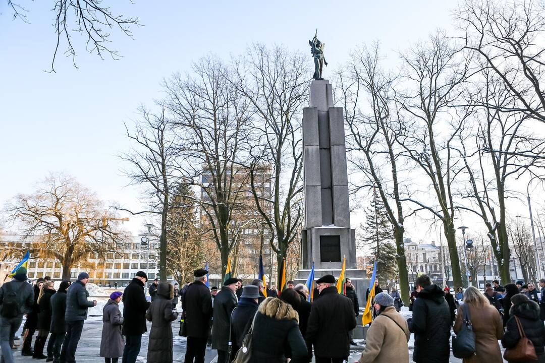 Ukrainos palaikymo akcija Kaune