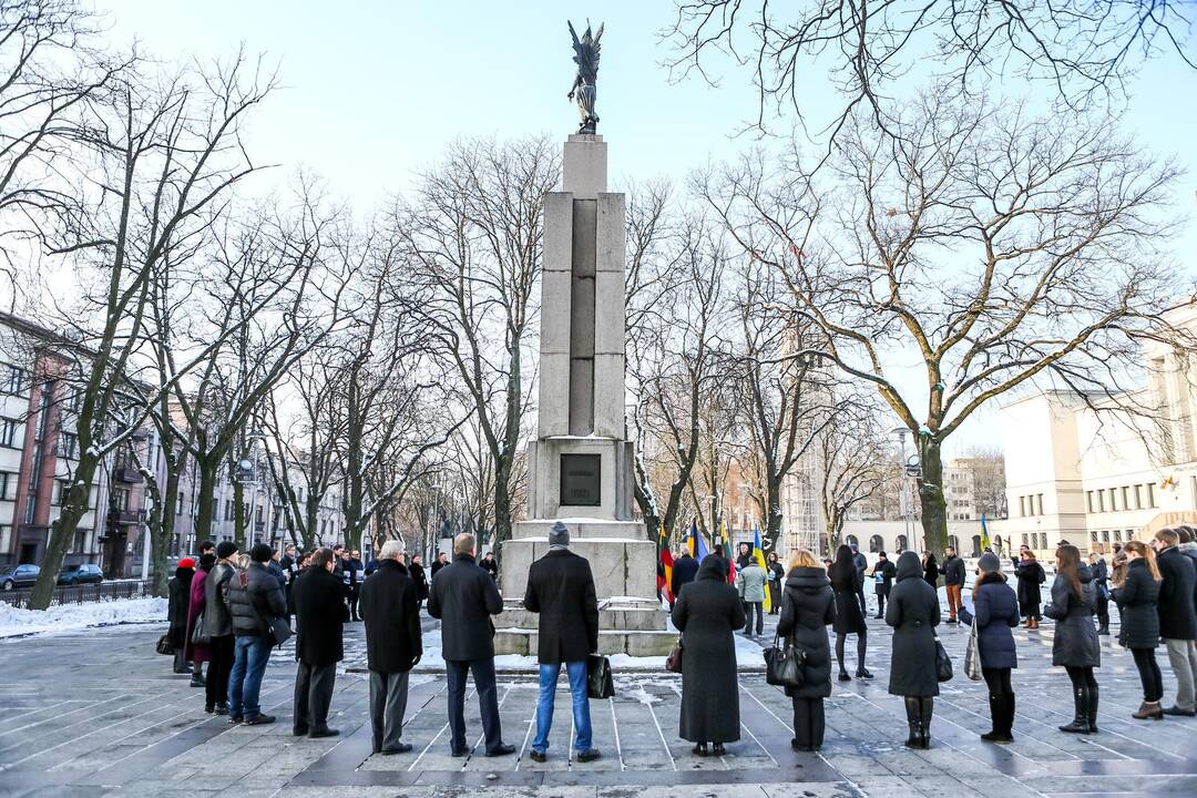 Ukrainos palaikymo akcija Kaune