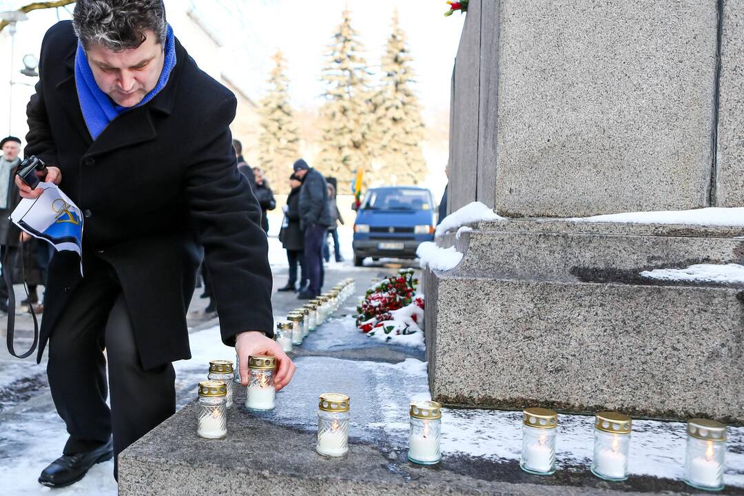 Ukrainos palaikymo akcija Kaune