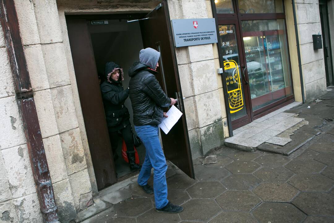 A. Taujenio apklausa policijoje