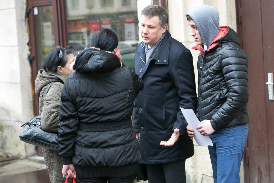 A. Taujenio apklausa policijoje