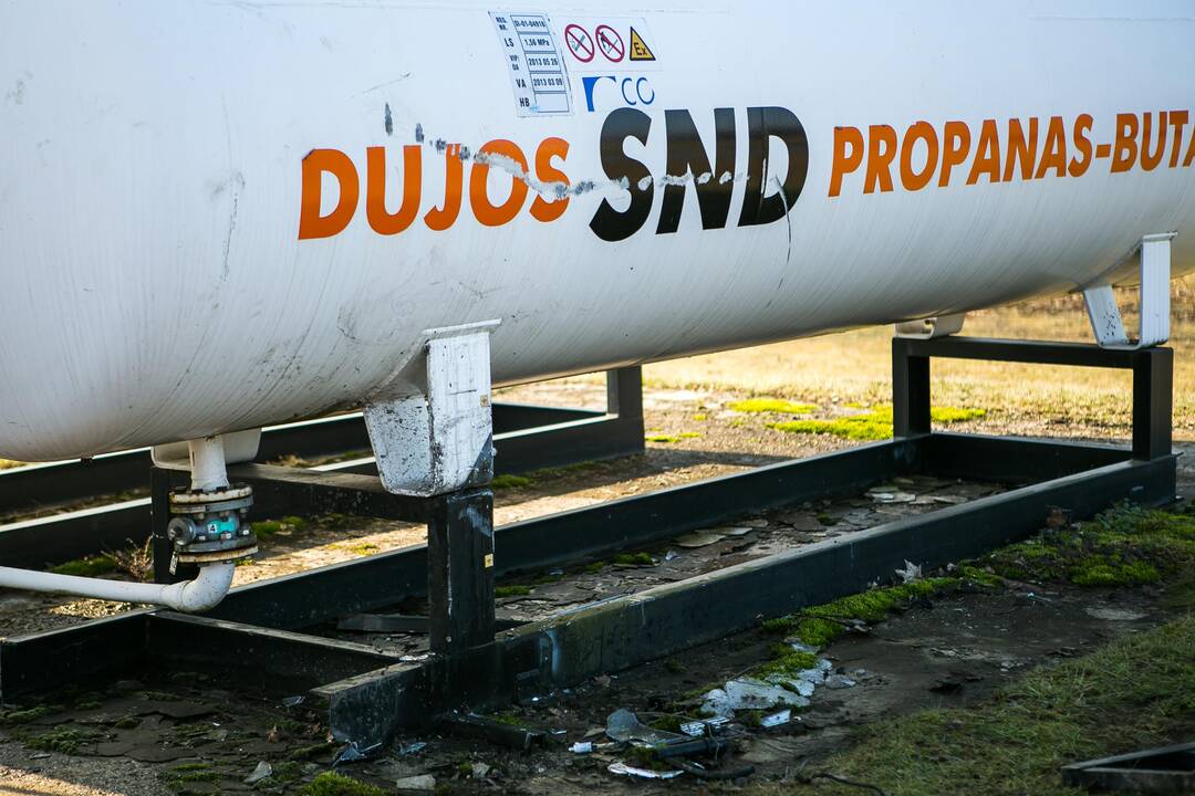 Avarija degalinėje Vilkijos seniūnijoje