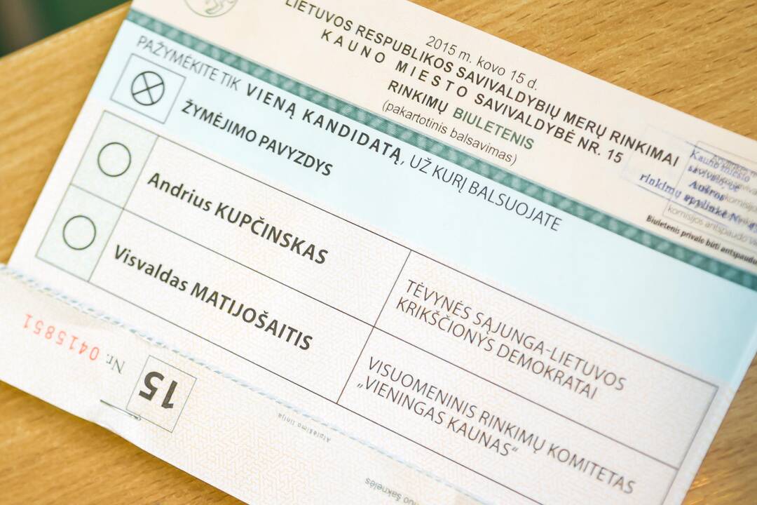 Antrasis rinkimų turas Kaune