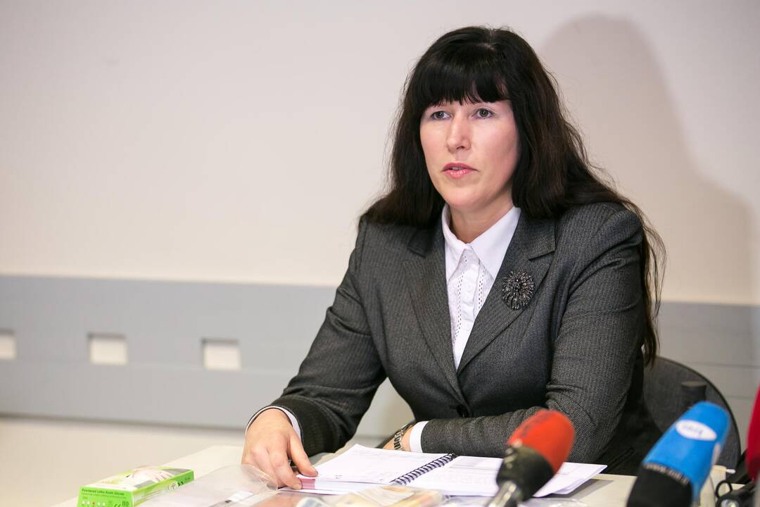 Spaudos konferencija dėl padirbtų eurų