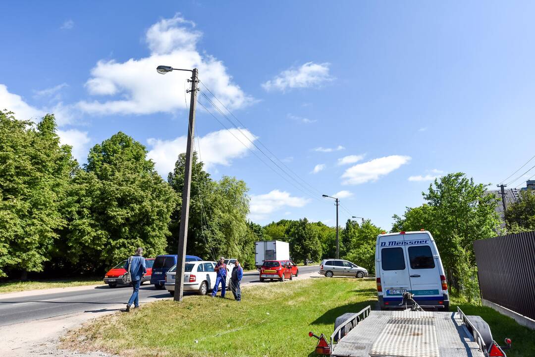 Avarija Vandžiogalos gatvėje