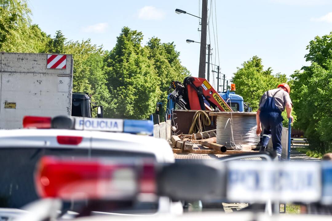 Avarija Vandžiogalos gatvėje