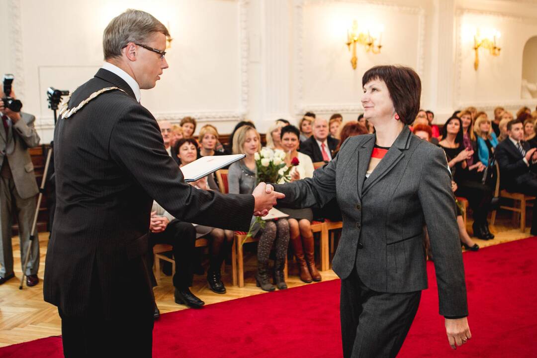 Apdovanoti geriausi Kauno mokytojai