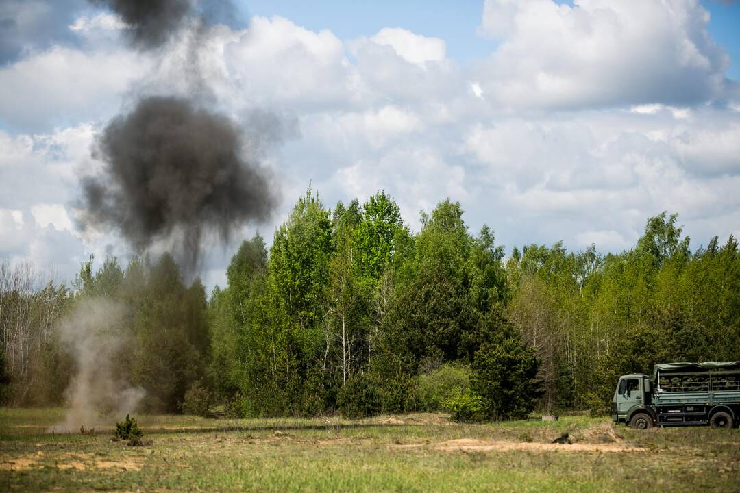 Lietuvos ir JAV karių pratybos Gaižiūnų poligone