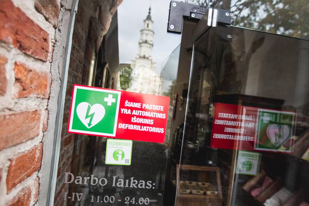 Širdies defibriliatoriai Kaune gelbės gyvybes