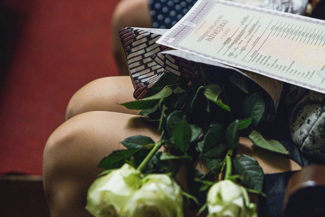 KTU gimnazijos brandos atestatų įteikimas