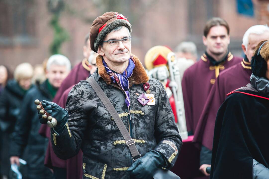 Šv. Mikalojui perduotas miesto raktas