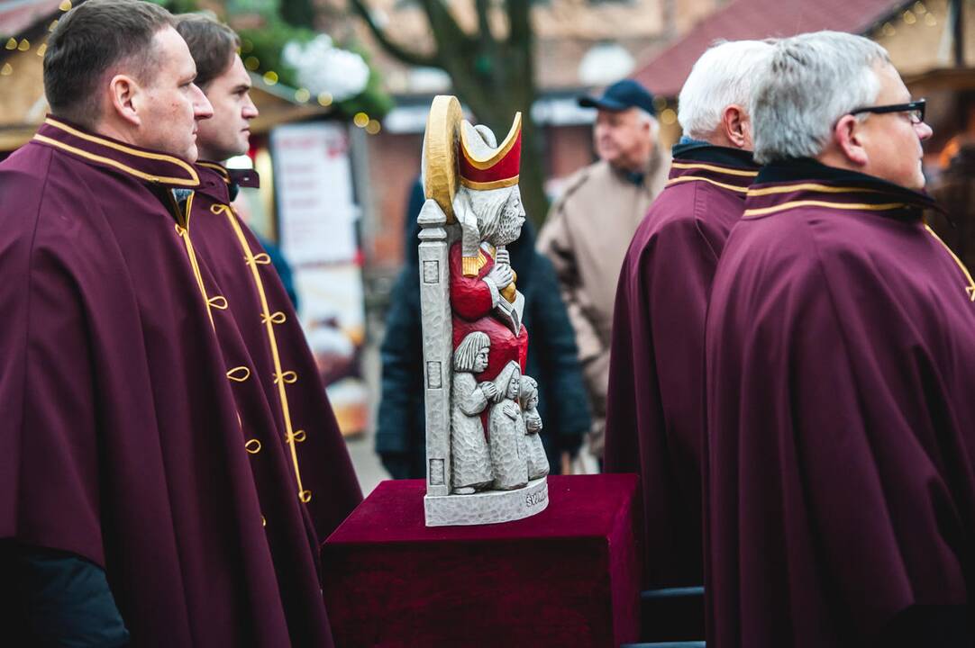 Šv. Mikalojui perduotas miesto raktas
