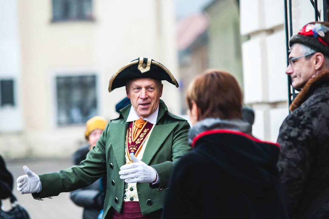 Šv. Mikalojui perduotas miesto raktas