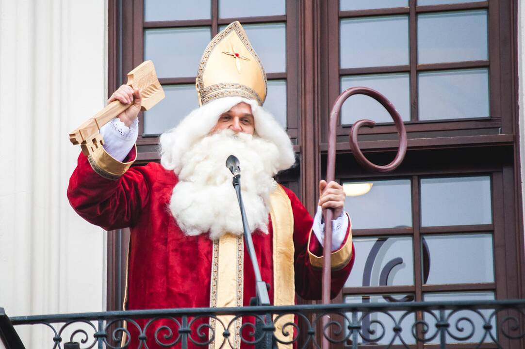 Šv. Mikalojui perduotas miesto raktas