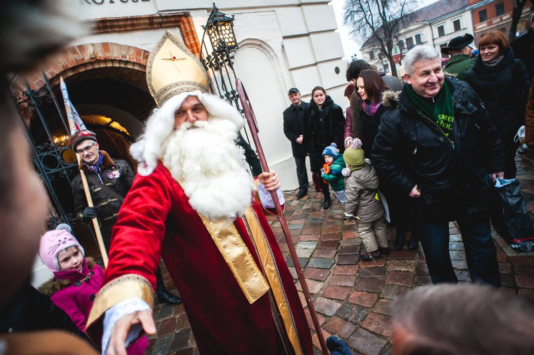 Šv. Mikalojui perduotas miesto raktas
