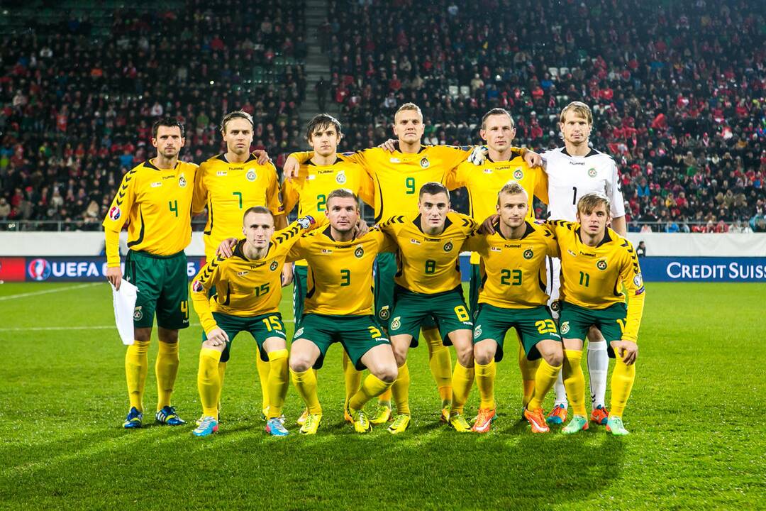 Futbolas: Lietuva - Šveicarija 