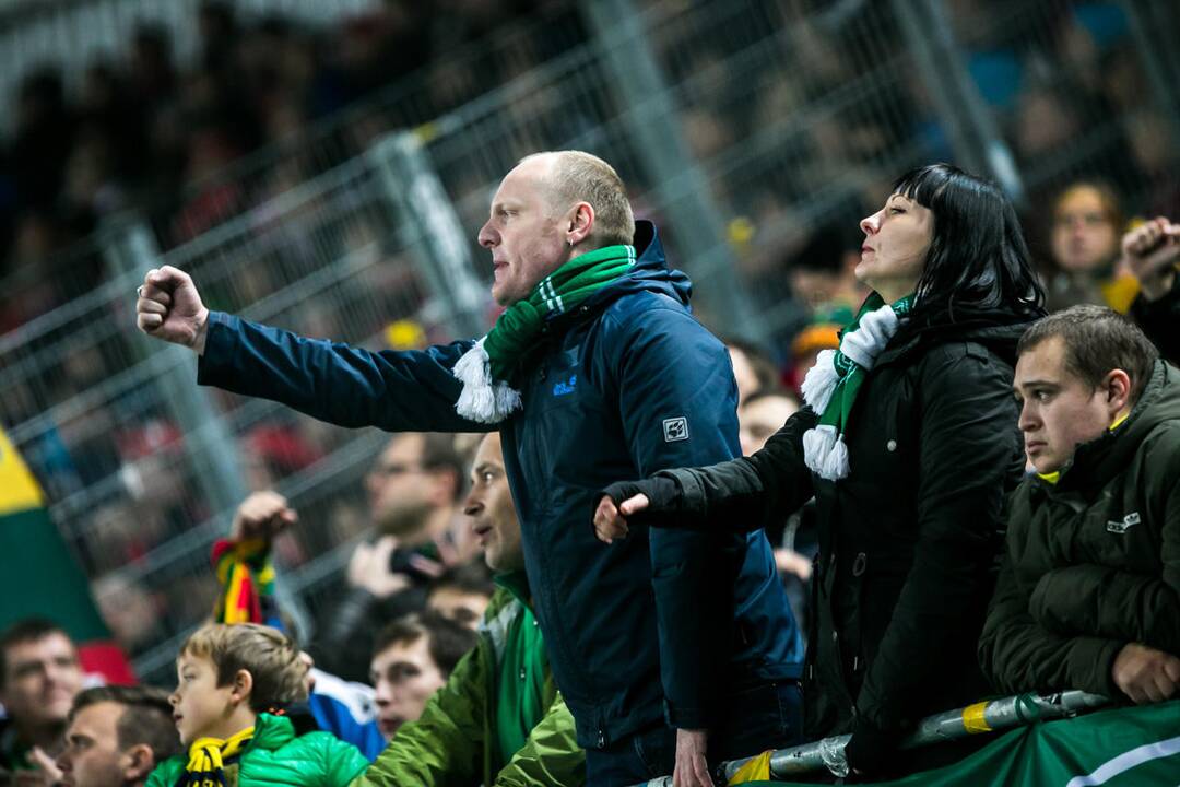 Futbolas: Lietuva - Šveicarija 