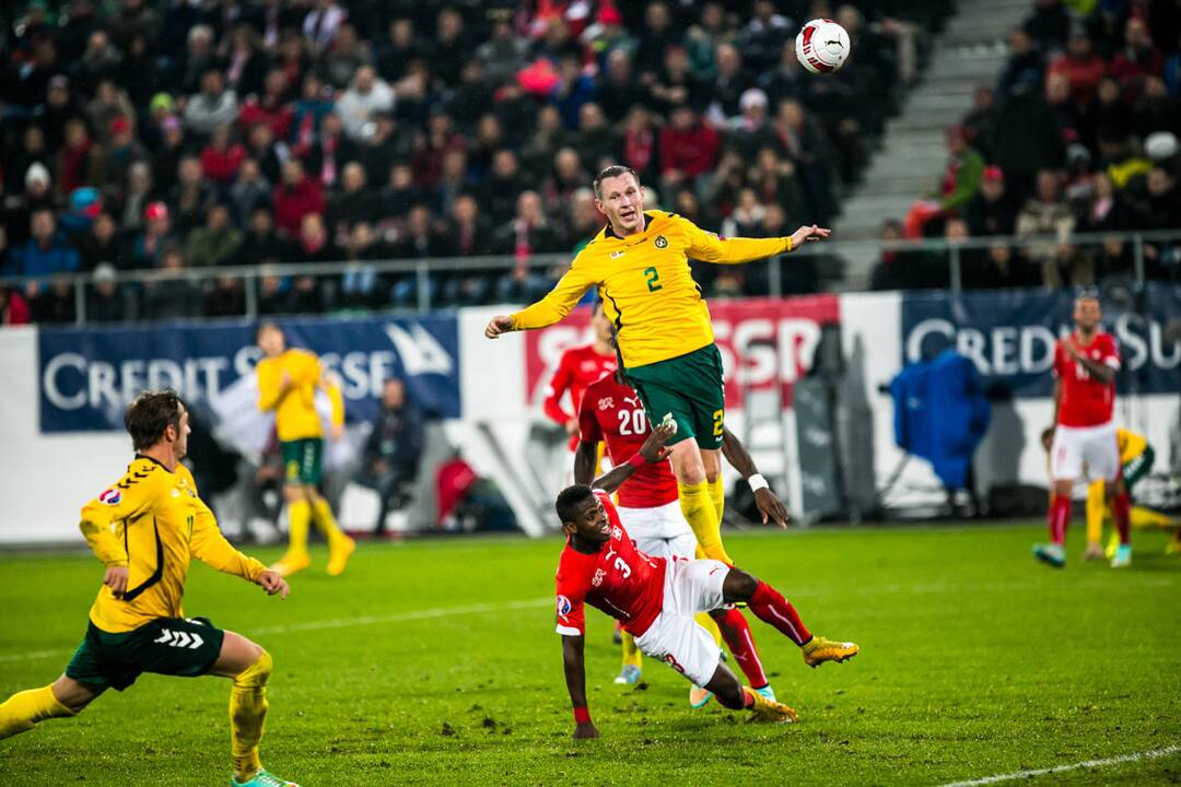 Futbolas: Lietuva - Šveicarija 