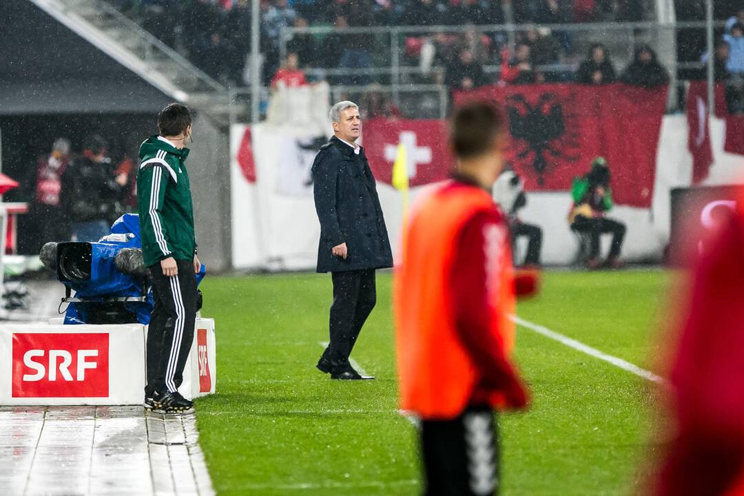 Futbolas: Lietuva - Šveicarija 