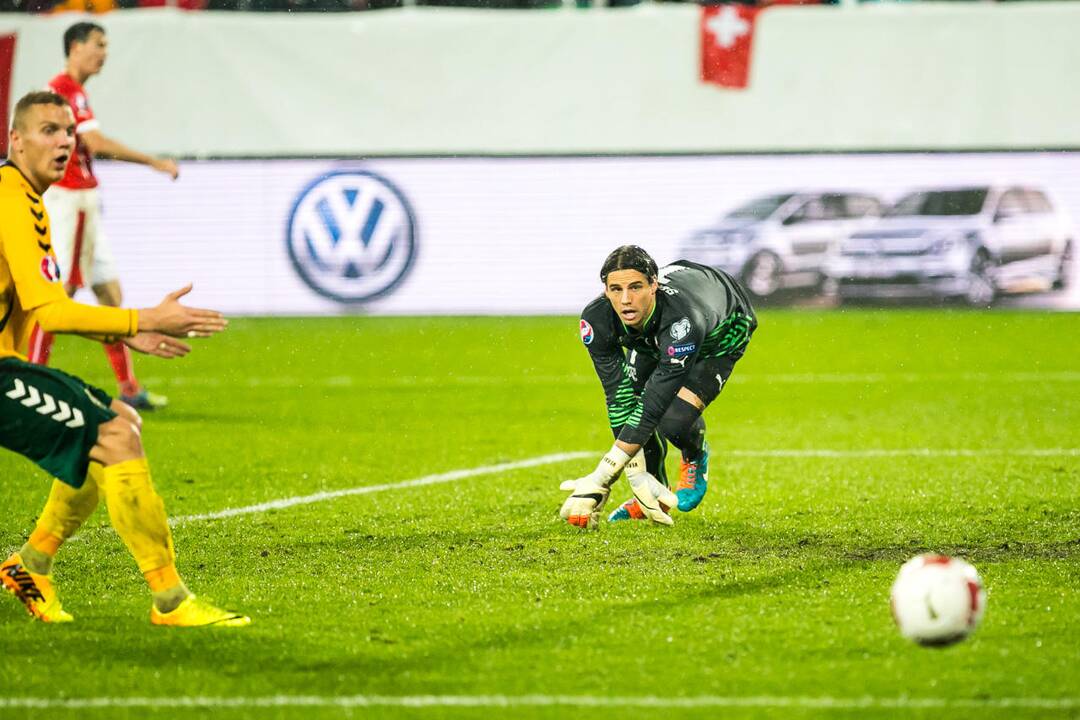 Futbolas: Lietuva - Šveicarija 