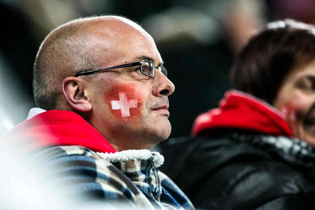 Futbolas: Lietuva - Šveicarija 