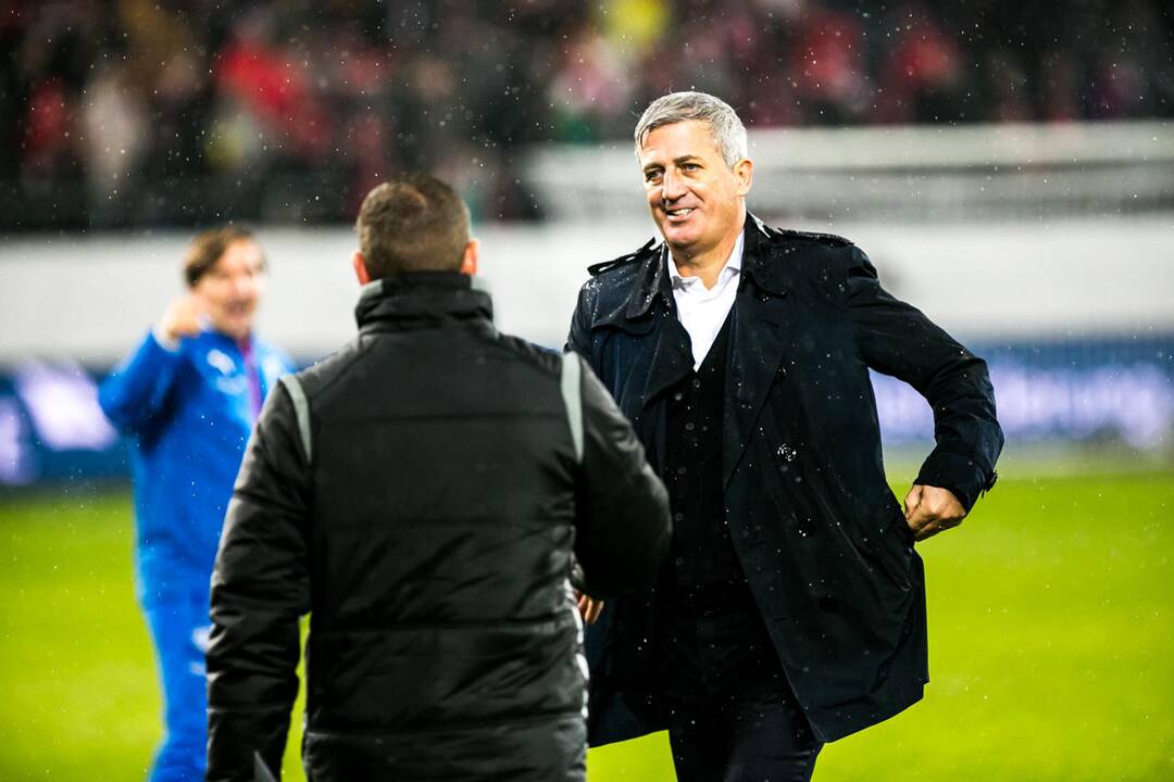 Futbolas: Lietuva - Šveicarija 