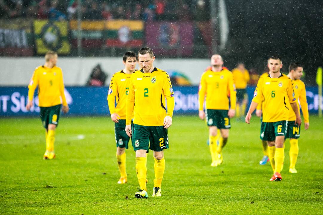 Futbolas: Lietuva - Šveicarija 