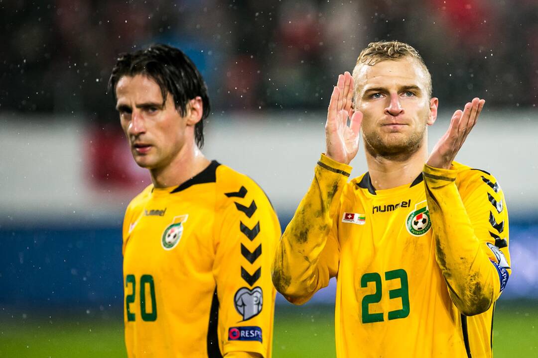 Futbolas: Lietuva - Šveicarija 
