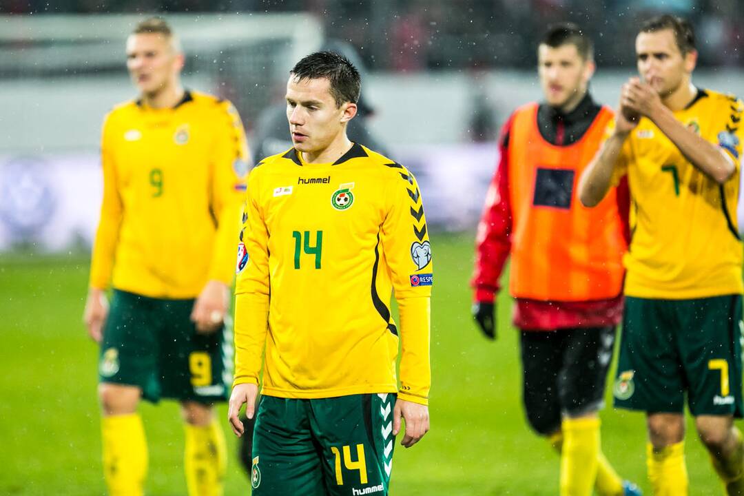 Futbolas: Lietuva - Šveicarija 
