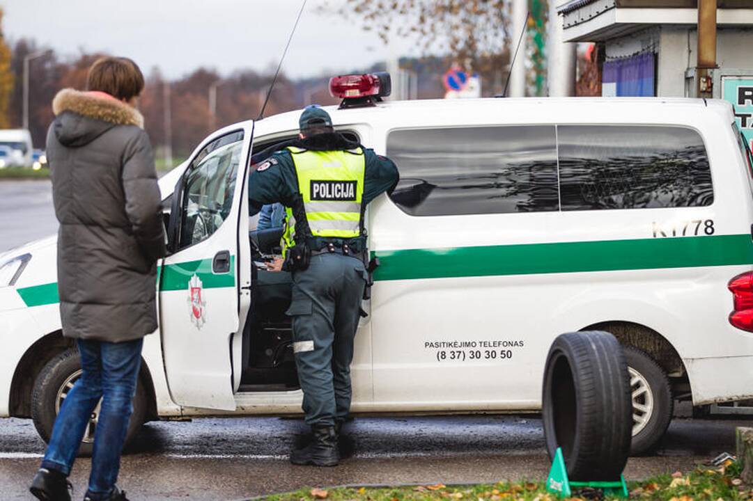 Avarija pilies žiede sutrikdė eismą miesto centre