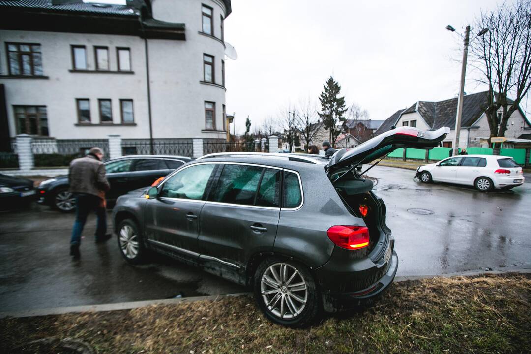M. Jankaus gatvėje susidūrė penki automobiliai