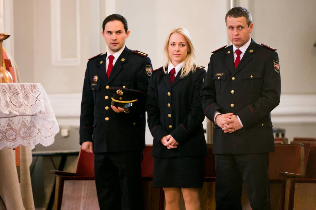 Ugniagesių priesaikos priėmimas ir apdovanojimai Kaune