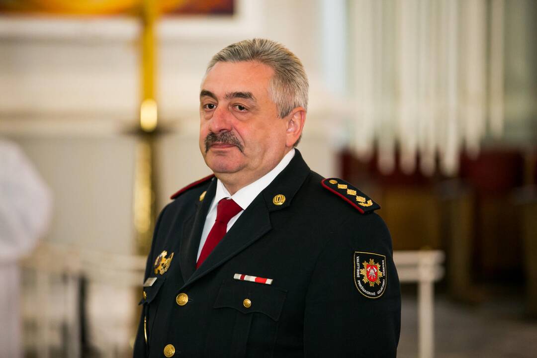 Ugniagesių priesaikos priėmimas ir apdovanojimai Kaune