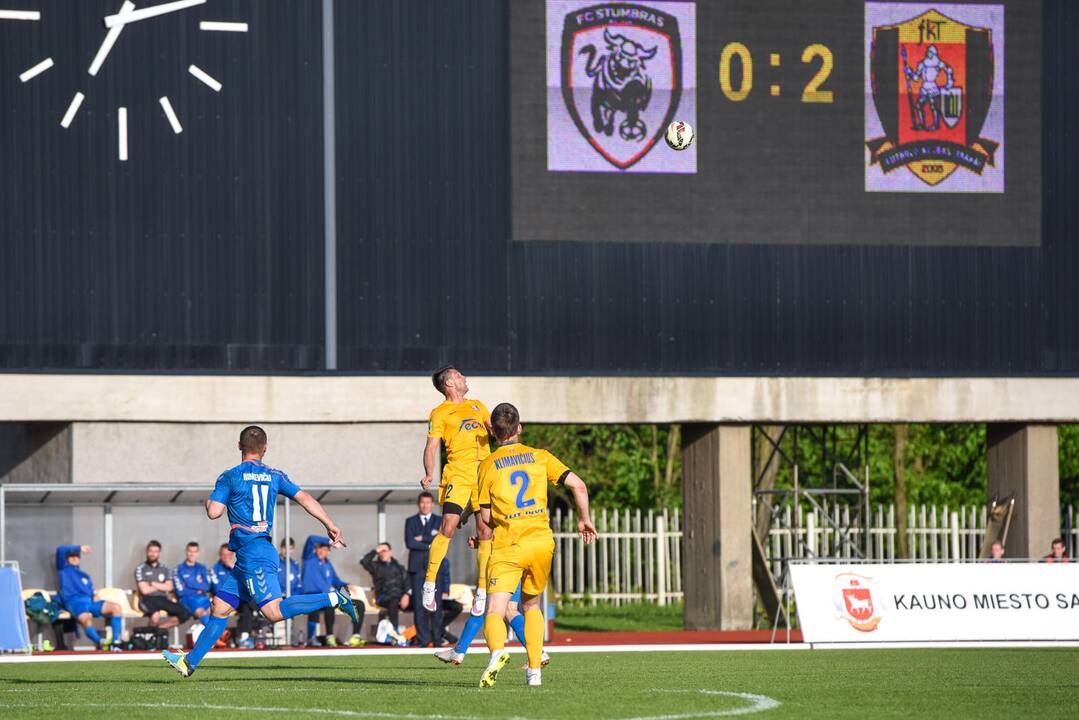 Futbolas: „Stumbras“ – „Trakai“