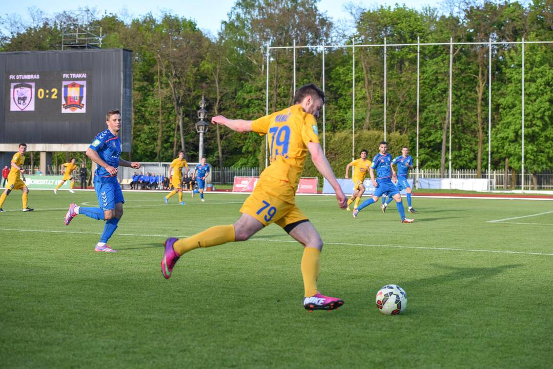 Futbolas: „Stumbras“ – „Trakai“