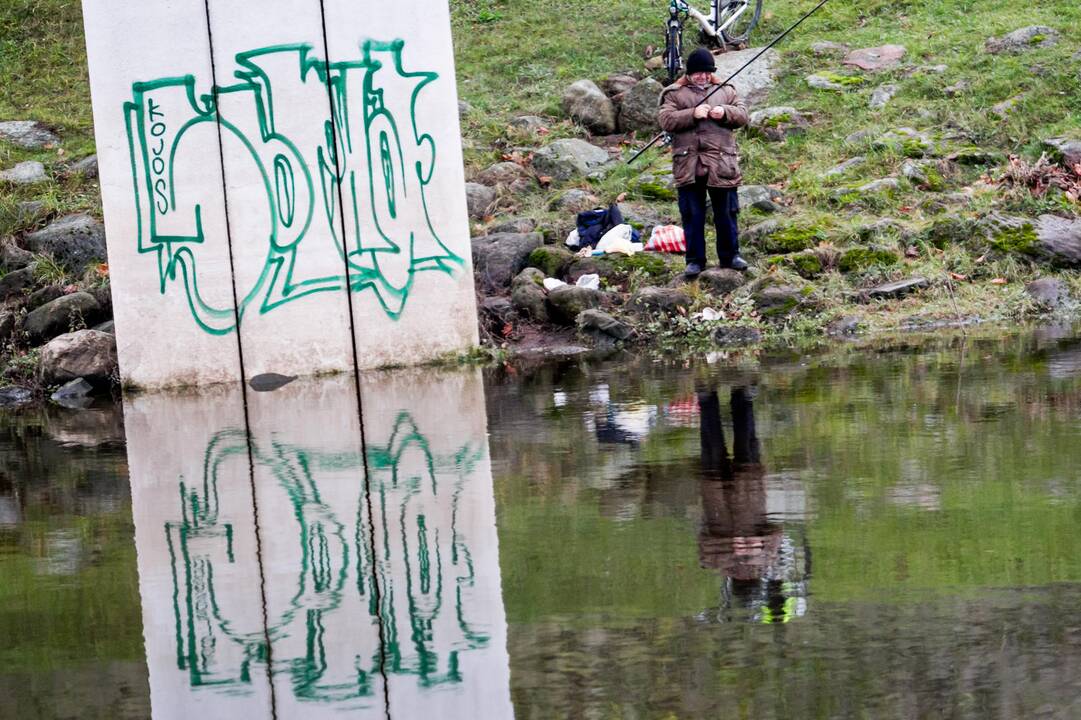 Žvejai Nemuno saloje