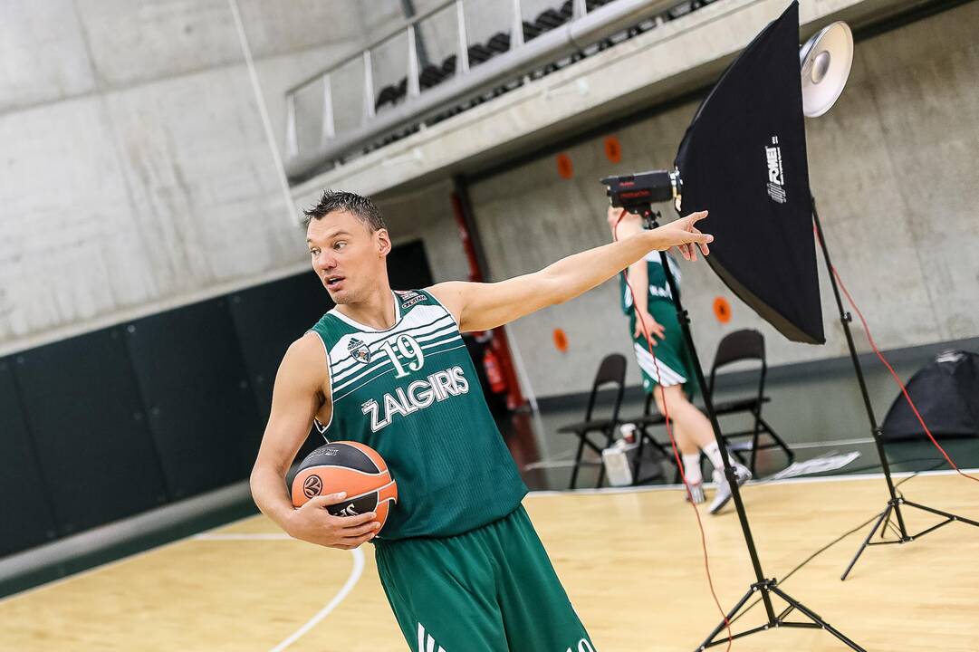 Kauno "Žalgirio" fotosesija