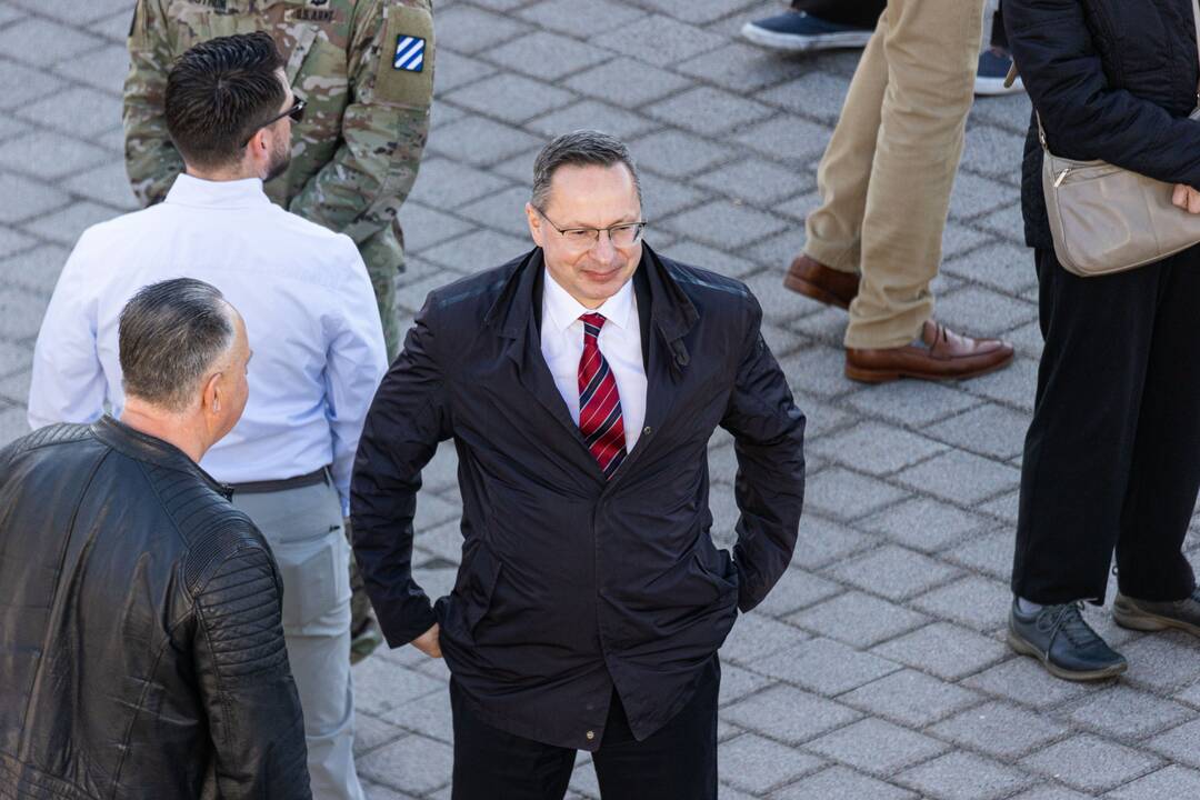 Pratybose žuvusių JAV karių pagerbimo ceremonija