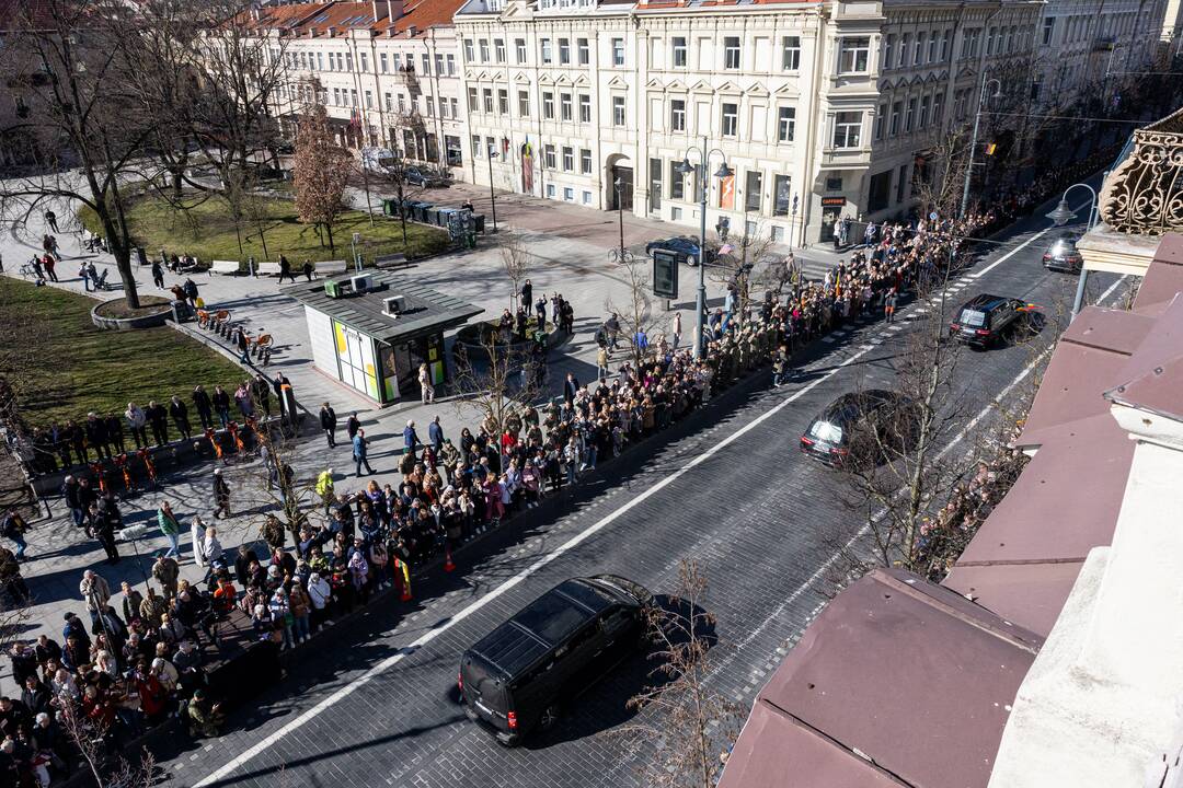 Pratybose žuvusių JAV karių pagerbimo ceremonija