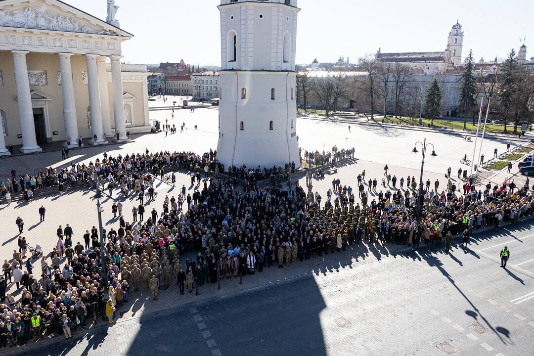 Pratybose žuvusių JAV karių pagerbimo ceremonija